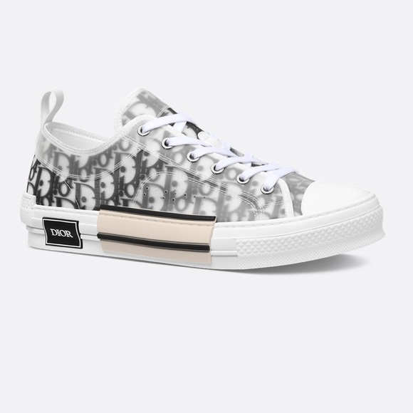 Dior Monochrome Lace-Up Sneakers - Picture 2 of 8